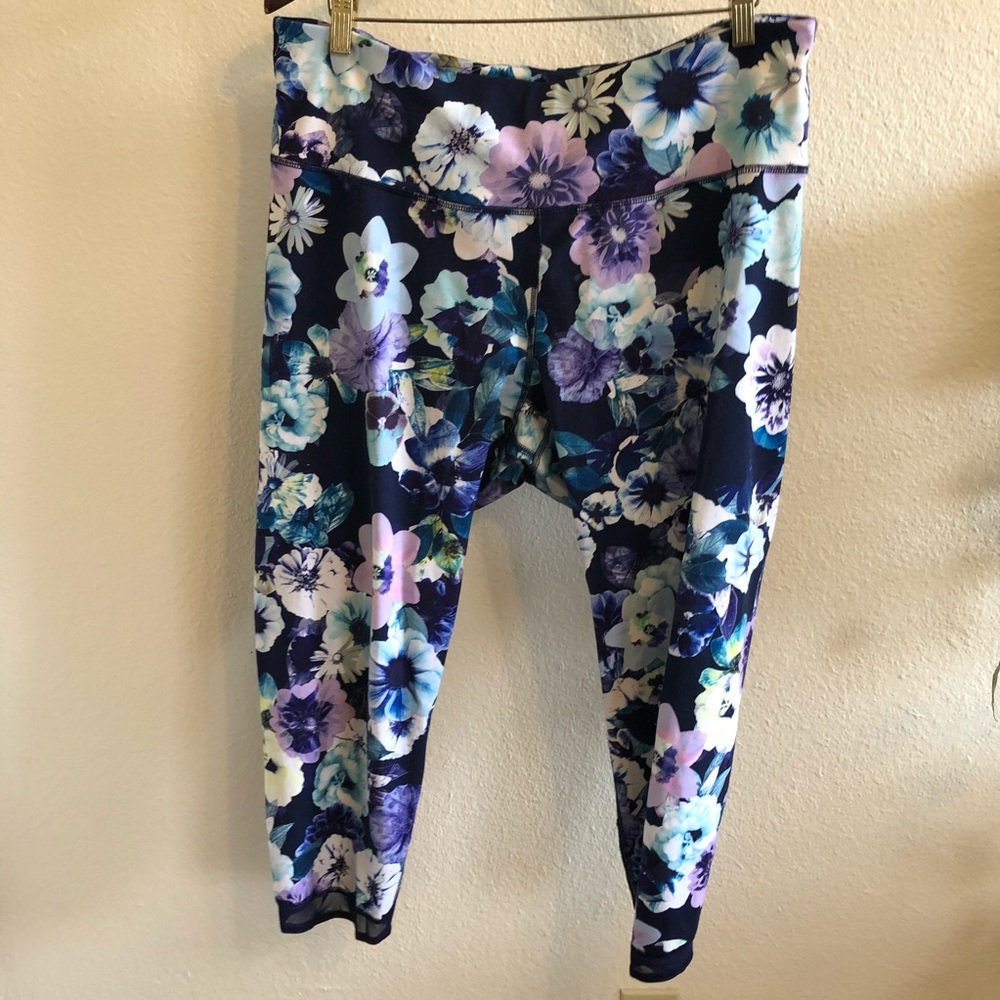 Blue & Purple Old Navy Workout Leggings XXL